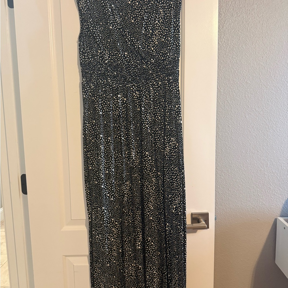 INC International Concepts Maxi Black and White Dress
